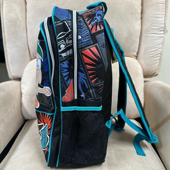 DISNEY XD PHINEAS & FERB BACKPACK - Picture 4 of 8